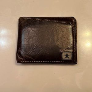 Dallas Cowboys Fossil Wallet Leather